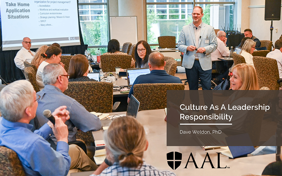 Culture As A Leadership Responsibility